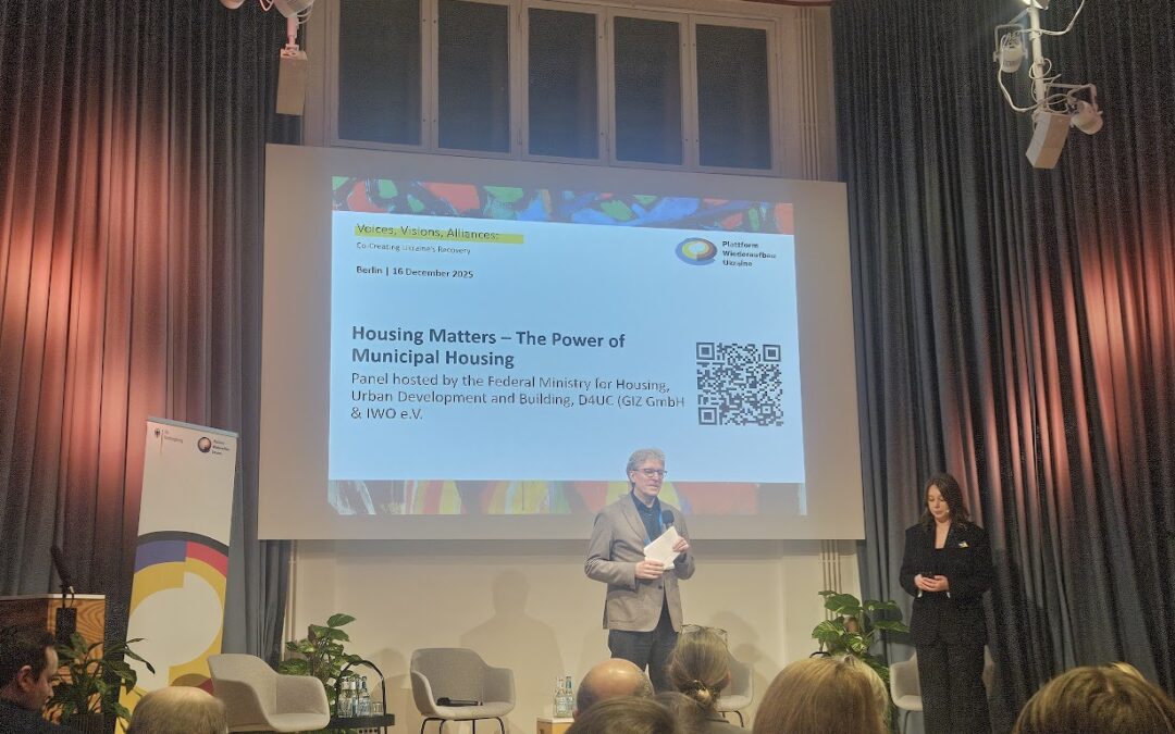 How can housing be provided quickly and sustainably in Ukraine?